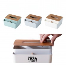 Bamboo Multi-function Wheat Straw Tissue Box